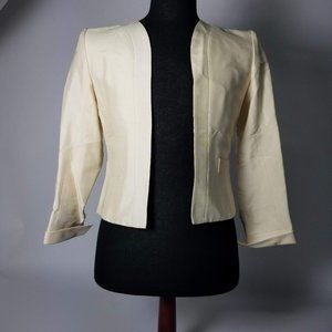 Vintage Yves Saint Laurent Ivory Pant Suit